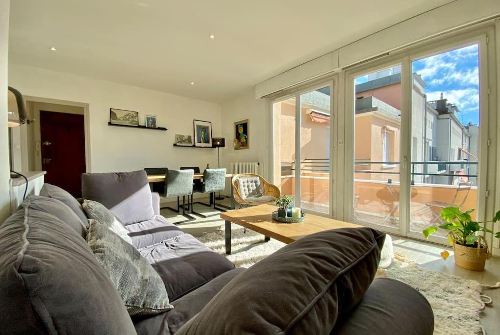 Apartament Toit-Terrasse Traversant Plein Centre 100M Du Lac Annecy Zewnętrze zdjęcie